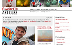 Email Newsletter and Microsite: Paradise City Arts